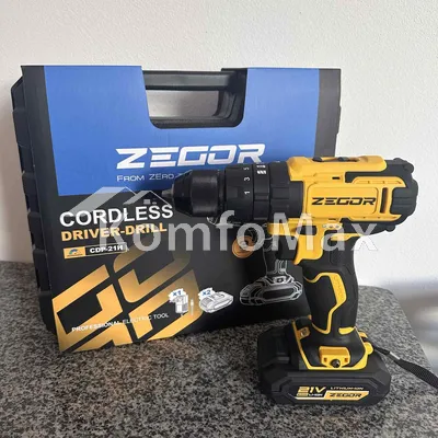 Шуруповерт акумуляторний Zegor CDP-21H 21В