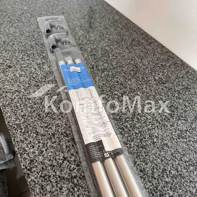 Карниз для ванної кутовий 90х90х90см. хром