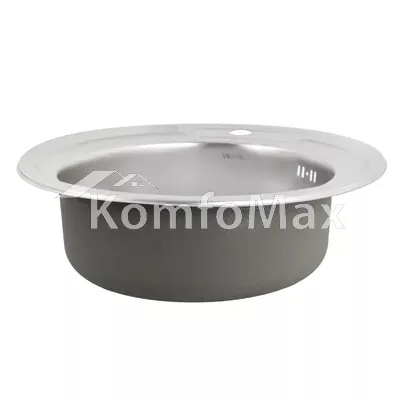 Мийка кухонна врізна VENTA VM4906S 0,6мм 490х490мм сатин