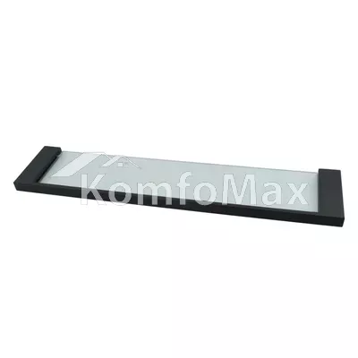 Полиця пляма скляна VENTA V163B 575х120х22мм чорний