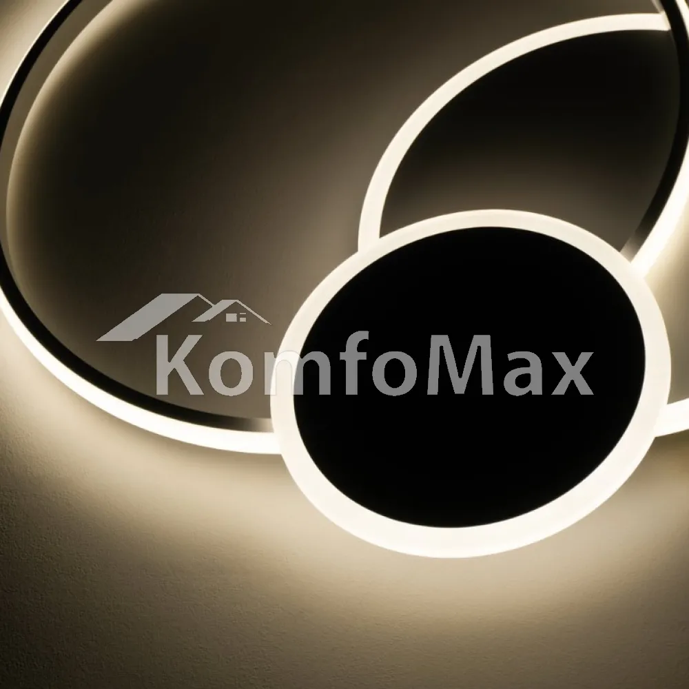LED світильник VIOLUX smart TRIO круг 80W 3000-5000K IP20 220365  - фото 5