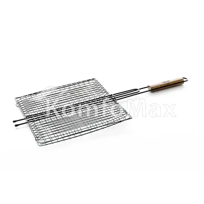 Решітка гриль Сила плоска антипригарна 58х40х30 (960405)