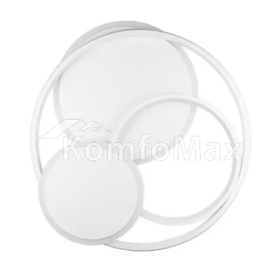LED світильник VIOLUX smart SPINER круг 100W 3000-5000K IP20 220525 білий