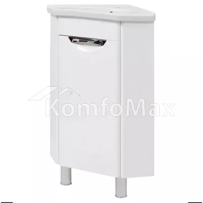 Тумба Грація з умивальником кутовий 40х40см.