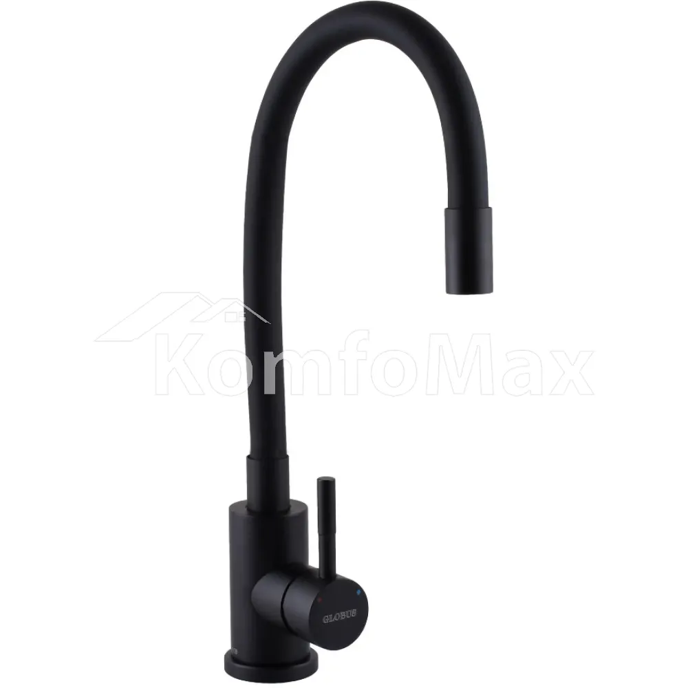 Змішувач для кухні Globus Lux ALPEN SBT1-203 SB-BB, чорний  - фото 1