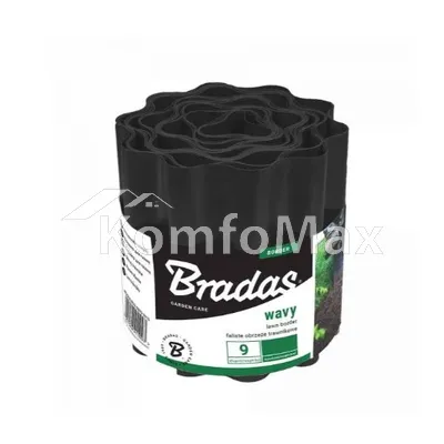 Бордюр садовий Bradаs хвилястий OBFG 0920 20смх9м чорний