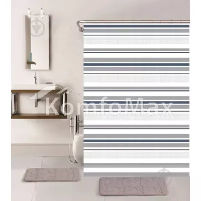 Шторка для ванної Dariana XRQ-RP-056 180х180см