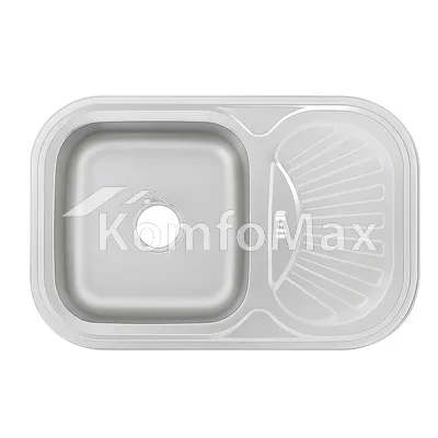 Мийка кухонна врізна VENTA VM75498D 0.8мм 750х490мм decor