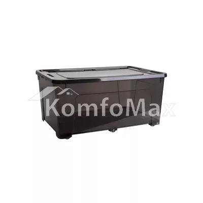 Контейнер Smart Box 50л. 59х39х27,5см. корич. пр./какао
