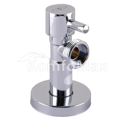 Кран напівобертовий кутовий SOLOMON 1/2″х1/2″ Lazer 7076