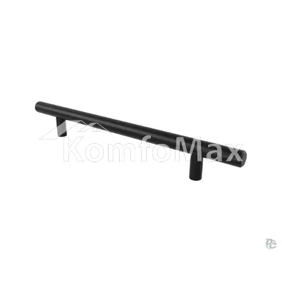 Ручка меблева DS рейлінгова DR 11/128 SS BLK 122099 ЄвроЛайн 128мм. чорний